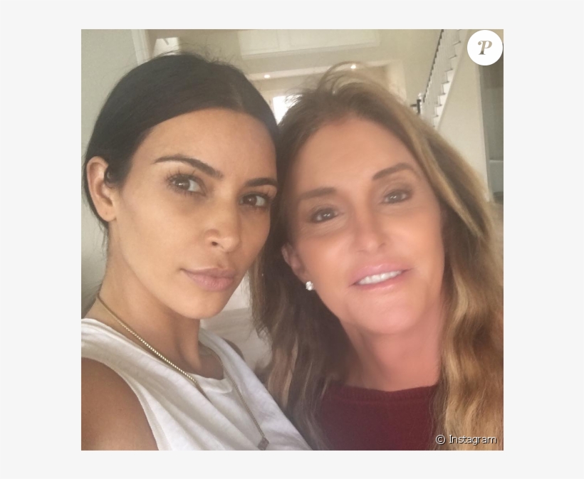 Caitlyn Jenner Avec Kim Kardashian - Kim Kardashians Step Dad PNG Image