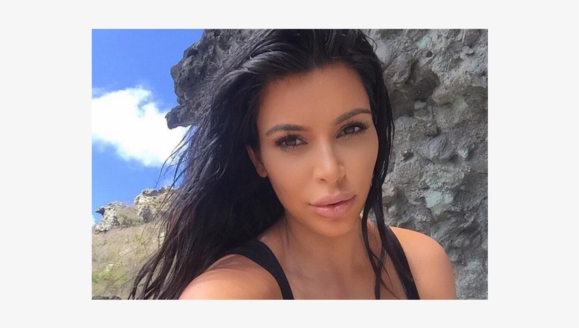 La Socialité Kim Kardashian Cuenta Con - Kim Kardashian Boobs Selfies, transparent png download