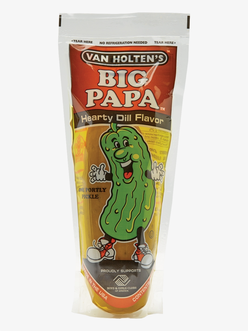 Big Papa Pickle In A Pouch - Big Daddy Pickles, transparent png download