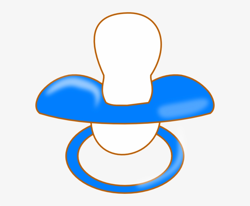 Black Clipart Pacifier - Baby Traceable, transparent png download