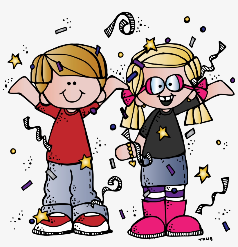 Digi Stamps - Melonheadz Happy New Year, transparent png download