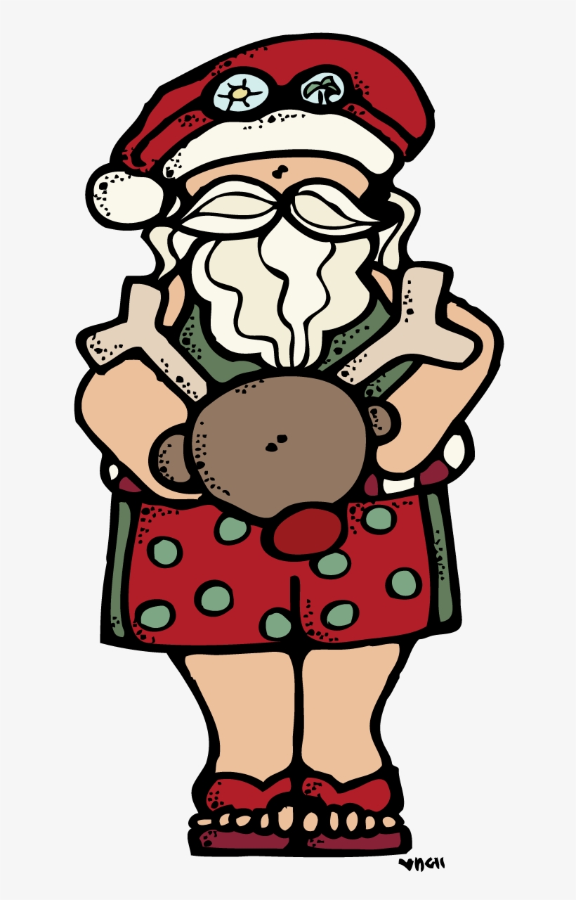 Reindeer Clipart Melonheadz - Melonheadz Santa, transparent png download