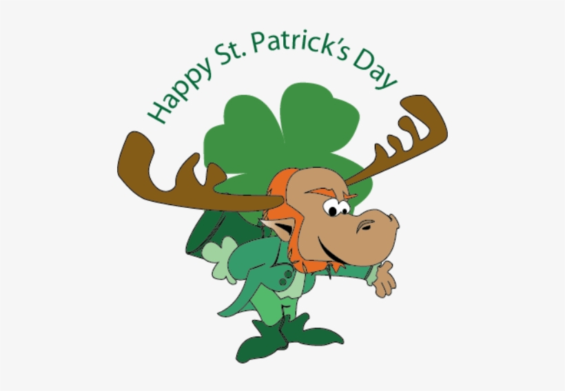 Paddy's Day Parade & Celebration - St Patrick's Day Moose, transparent png download