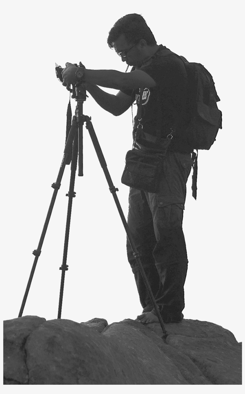 We Want To Help You Imagine - Tripod With Man Png, transparent png download