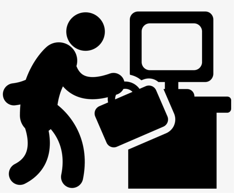 Man Arriving To Daily Job Comments - Icono Retirar Png, transparent png download