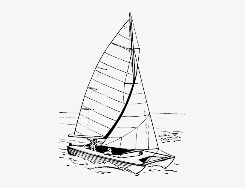 Free Icons Png - Yacht Black And White Clipart, transparent png download