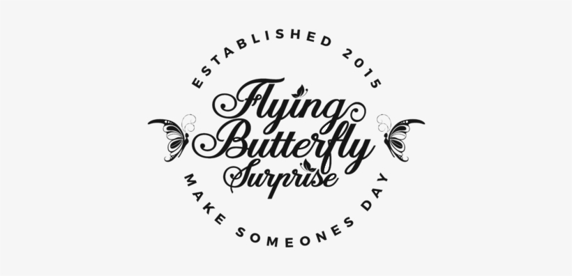 Flying Butterfly Suprise - Stickalz Llc Butterfly Wings Vinyl Wall Art Decal Sticker, transparent png download