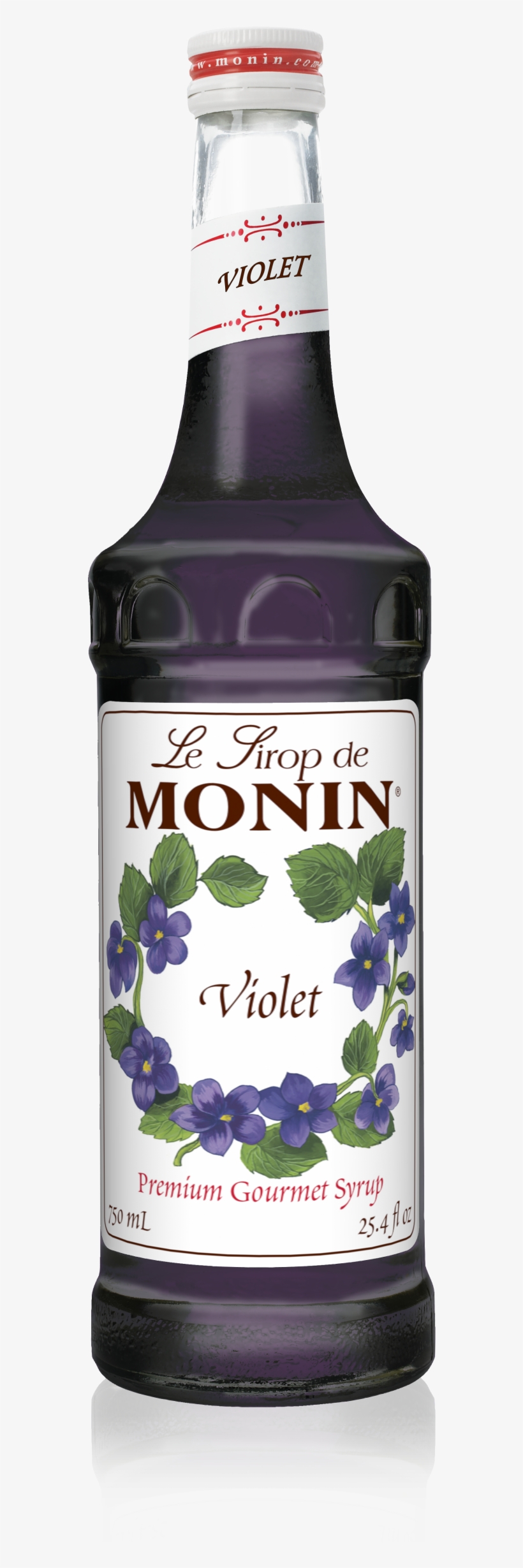 750 Ml Violet Syrup - Monin 750 Ml Premium Violet Flavoring Syrup, transparent png download