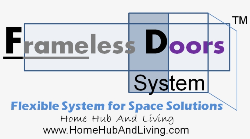 Frameless Door Logo Tm Flexible System For Space Solutions - Design, transparent png download