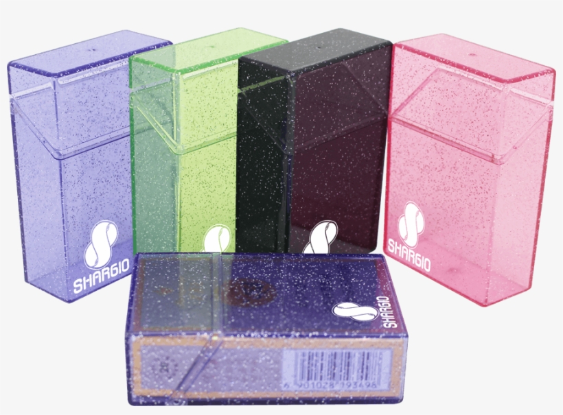 Shargio Sparkly Flip Top King Size Cigarette Case - Cigarette Case, transparent png download
