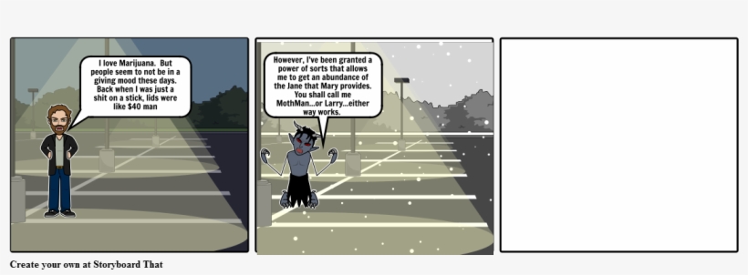 Larry Mothman - Cartoon, transparent png download