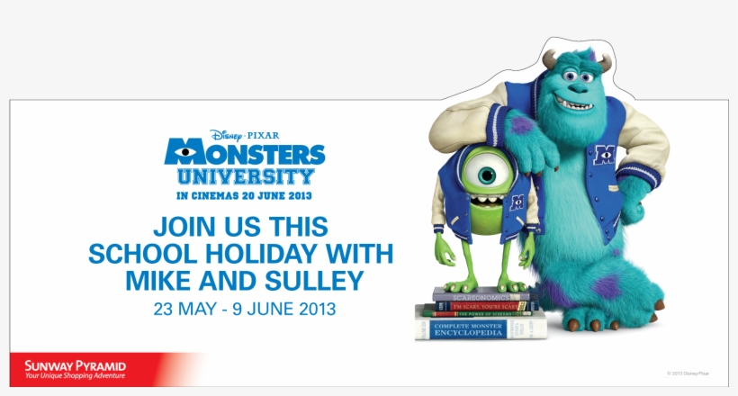 Guess Who Will Be Dropping By Early To Sunway Pyramid - Monsters University Soundtrack, transparent png download