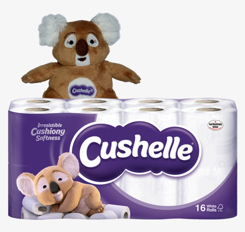 Cushelle Toilet Roll 16pck Free Koala Bear Cushelle Toilet Paper Pack