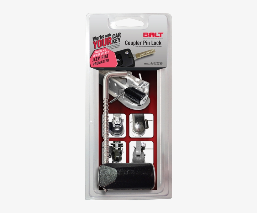 Coupler Pin Lock Jeep Center Cut - Bolt Lock 7025287 Coupler Pin Lock - Gm Center Cut, transparent png download