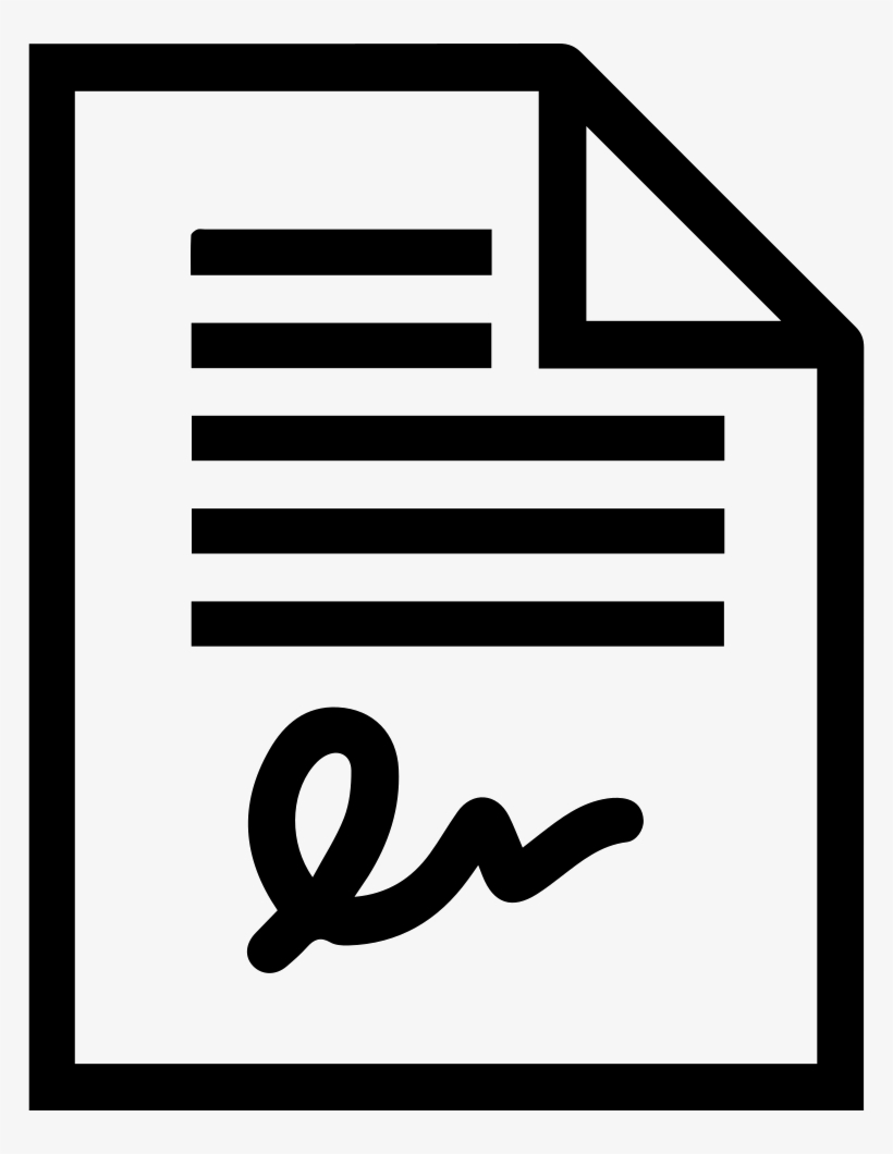 Excercise Comments - Contract, transparent png download