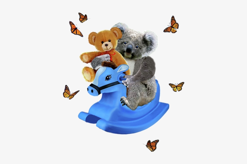 Click And Drag To Re-position The Image, If Desired - Baby Koala Buckaroo Greeting Cards, transparent png download