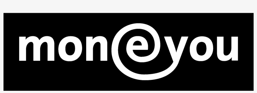 Moneyou Logo Black And White - Money You, transparent png download