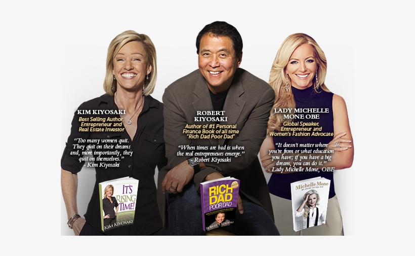Speakers - Kim Kiyosaki Robert Kiyosaki, transparent png download