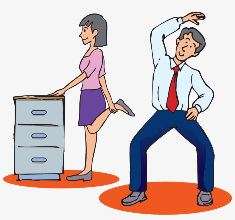 Leisure Clipart Physical Exercise - Workplace Exercise, transparent png download
