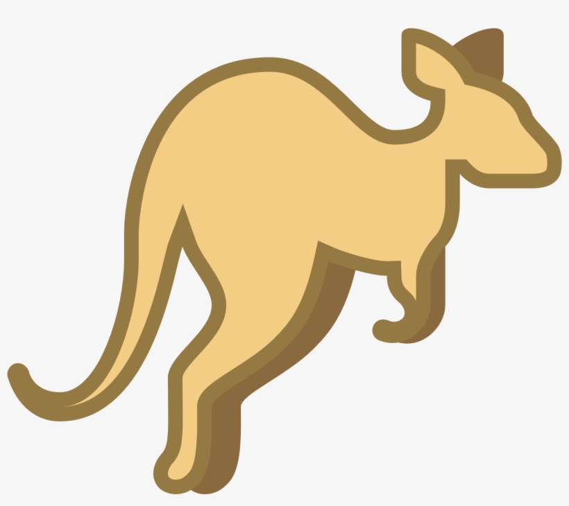 Ear Clipart Kangaroo - Kangaroo Icon Png, transparent png download