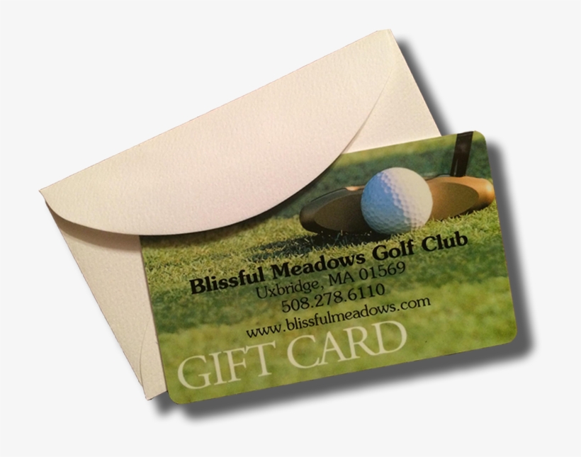 Gift Cards May Be Used For All Purchases Made In The - Blissful Meadows Golf Club, transparent png download