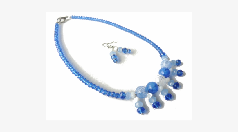 Blowing Bubbles Blown Glass Necklace Set - Necklace, transparent png download