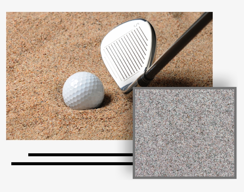 A Golf Ball Laying In A Golf Course Sand Bunker - Miniature Golf, transparent png download