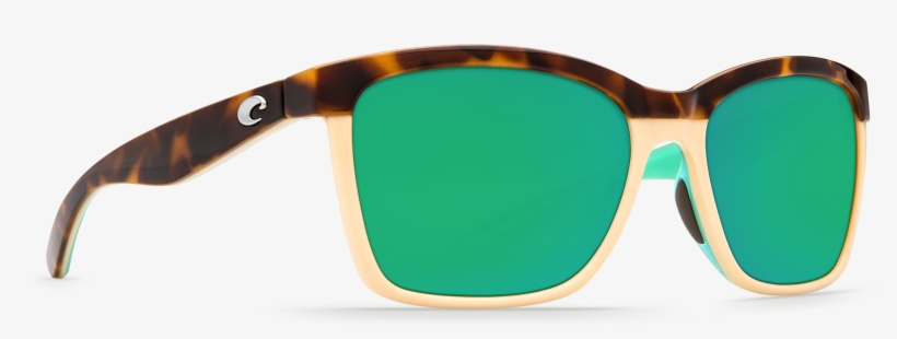 Costa Del Mar Anaa Sunglasses In Shiny Retro Tort/cream/mint, - Costa Anaa Sunglasses In Tortoise, transparent png download