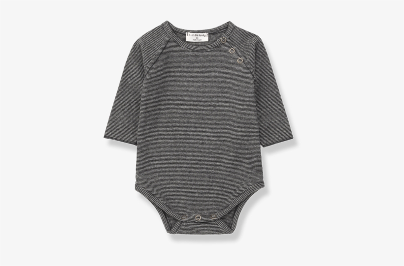 1 In The Family Body Jon Anthracite In Konfetti Kids - Infant Bodysuit, transparent png download