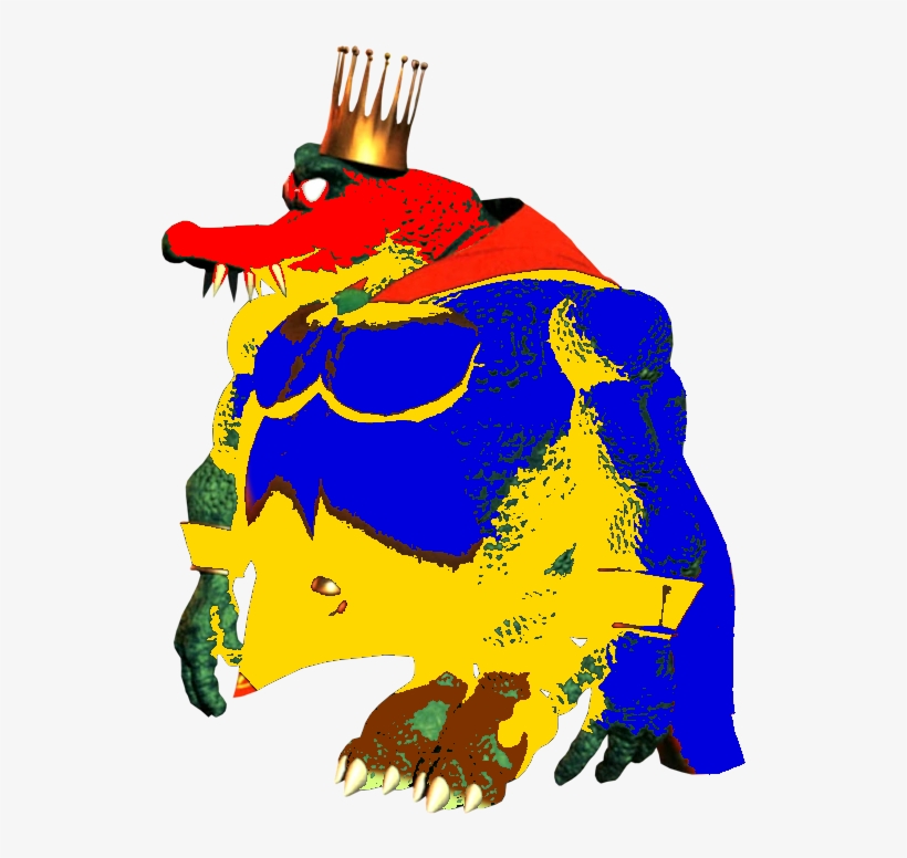 Spunky The Alligator - Donkey Kong Country Kremlin, transparent png download