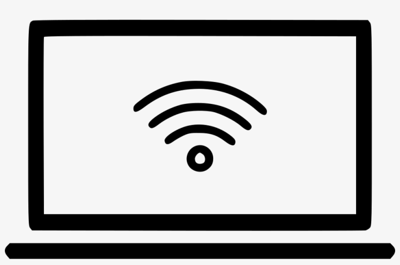 Laptop With Wifi Comments - Laptop, transparent png download