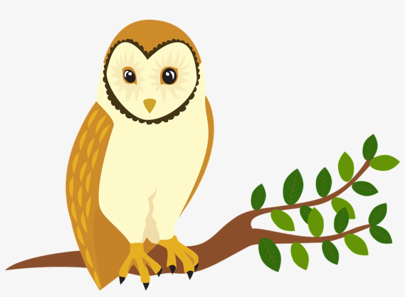 Owl Forest Animal - Perched Clipart, transparent png download
