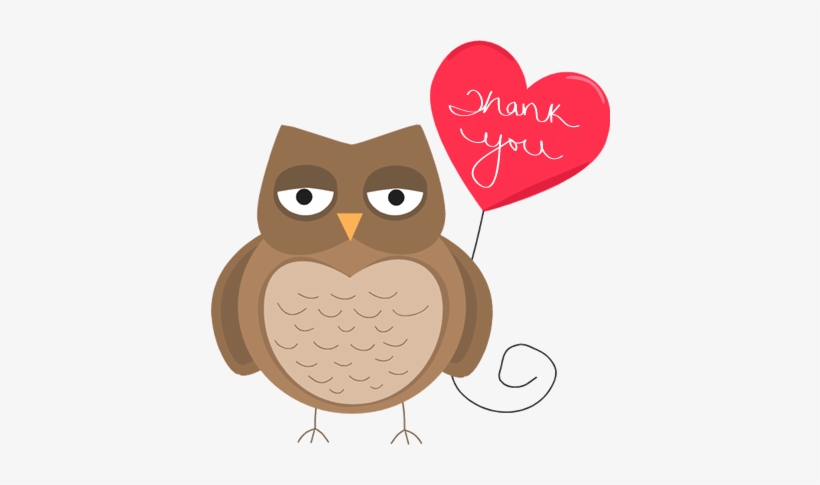 Thank You Owl Clip Art - Happy Birthday Beloved Daughter, transparent png download