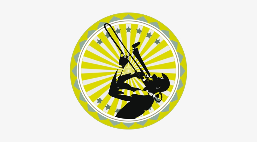 Trombone Musician Sticker - Dia Del Musico Trombon, transparent png download