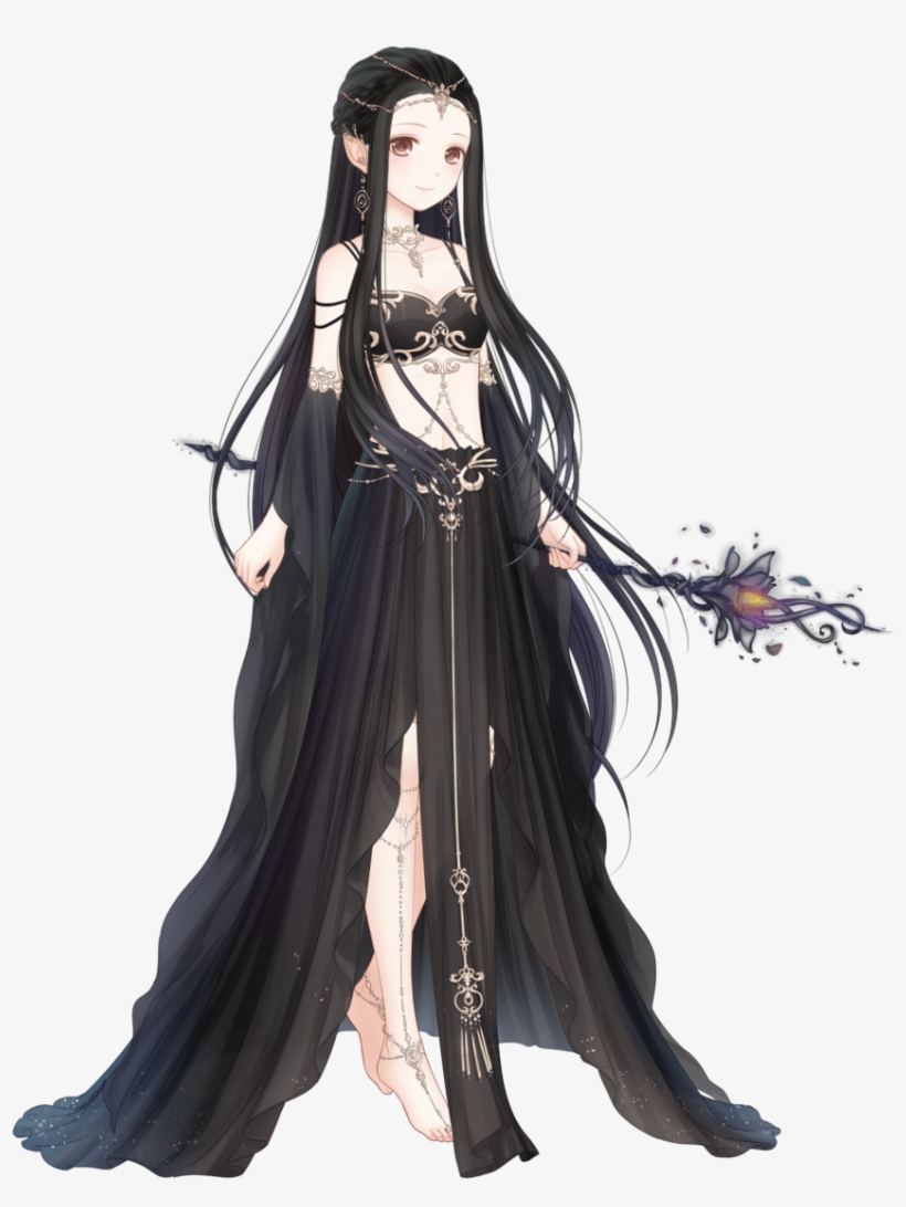 Light Fairy Black - 精靈 奇蹟 暖 暖, transparent png download