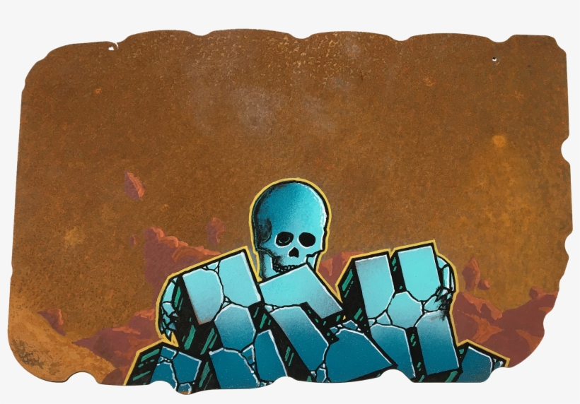 Image Of Rusted Ich On Scrap Metal - Metal, transparent png download