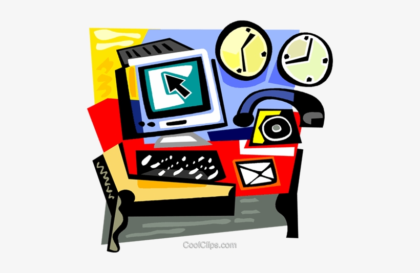 Download Computer Desktop Systems Royalty Free Vector Clip Art ...