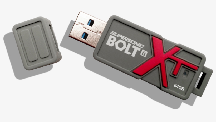 Patriot Supersonic Bolt Xt Flash Drive Review - Patriot Memory 16gb Supersonic Bolt Xt Usb 3.0 Flash, transparent png download