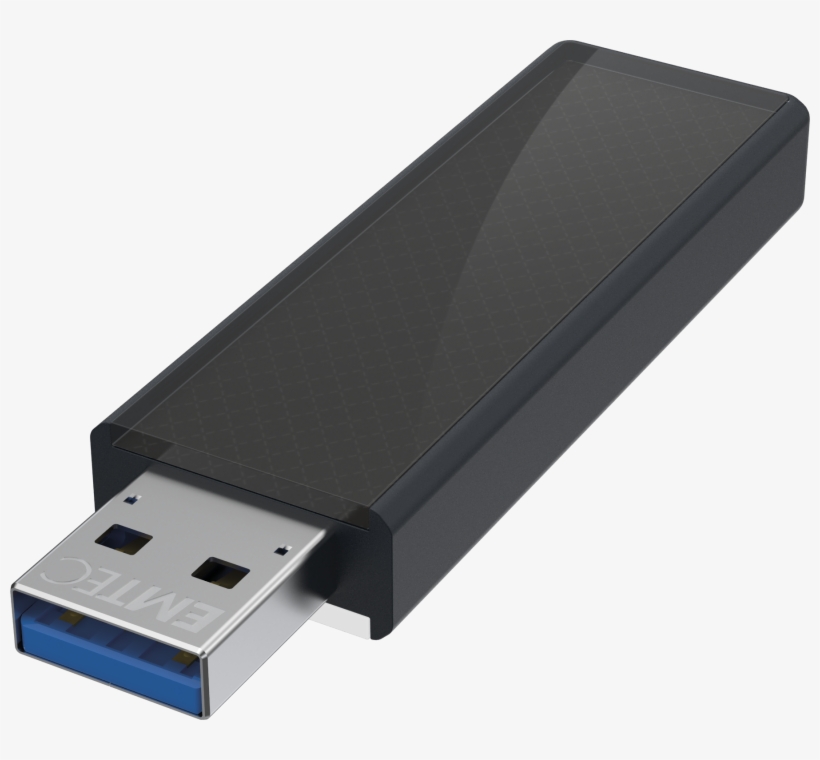 Speedin S600 3/4 Open - Emtec Speed'in S600 256 Gb Flash Drive - Usb 3.0, transparent png download