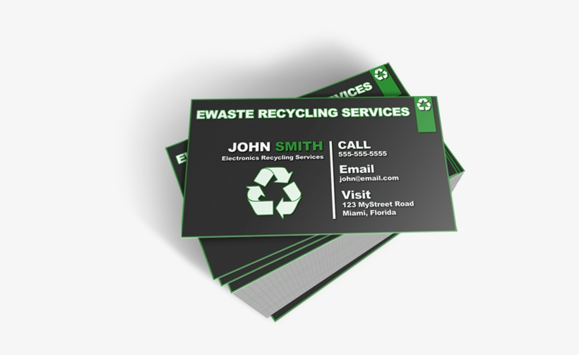 Ewaste Business Card Package - E Waste Recycling Visiting Card, transparent png download