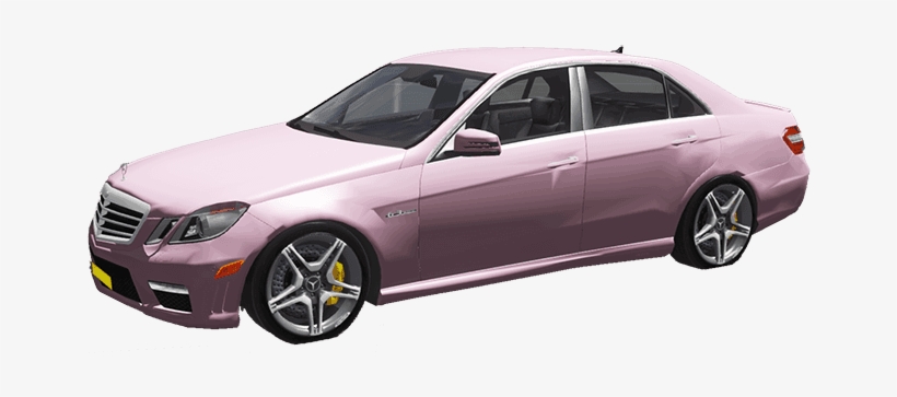Baby Pink Mercedes E63 Amg - Executive Car, transparent png download