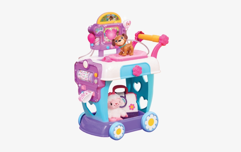 Doc Mcstuffins Toy Hospital Care Cart From Just Play - Doc Mcstuffins Toy Hospital Care Cart, transparent png download