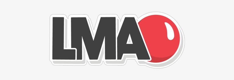 Lmao - Sticker, transparent png download