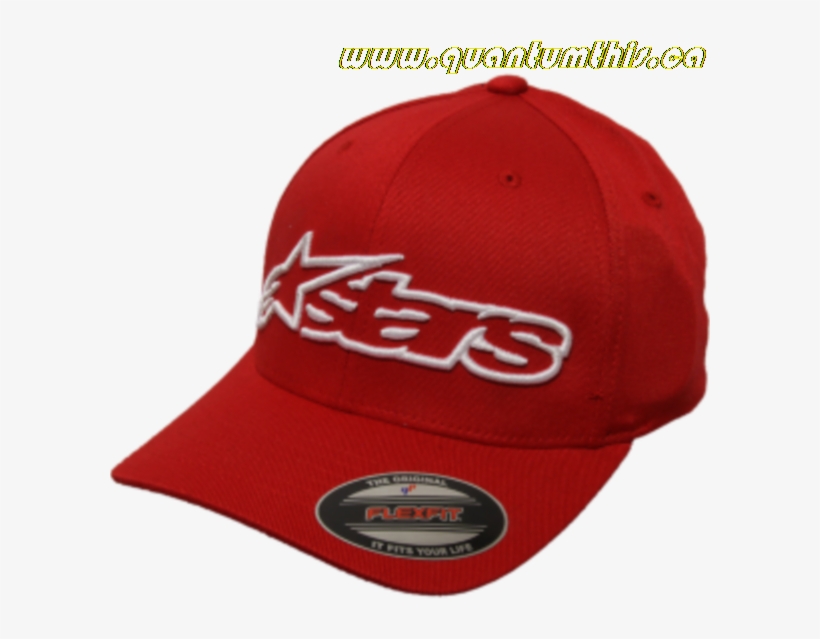 Mens Alpinestars Corp Flexfit Cap Red White Outlet - Alpinestars Blue Bourke Fitted Flexfit Cap | S/m, transparent png download