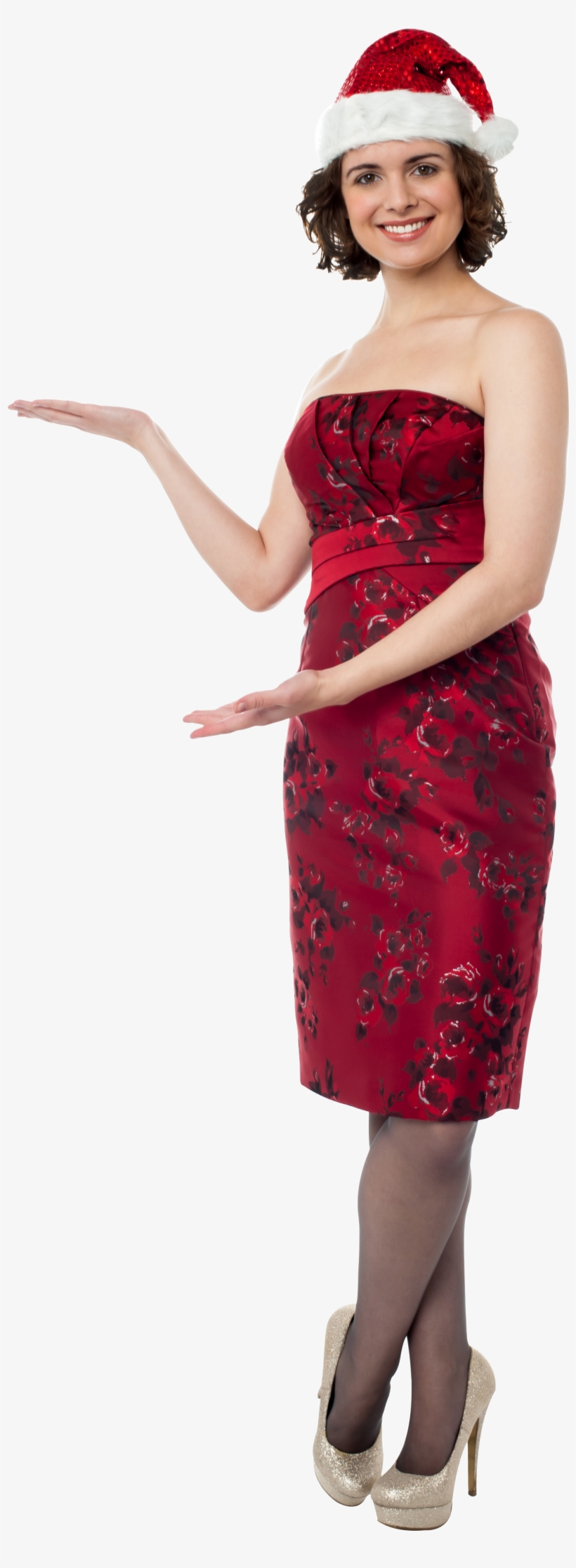 Female Santa Claus Png Image - Photo Shoot, transparent png download