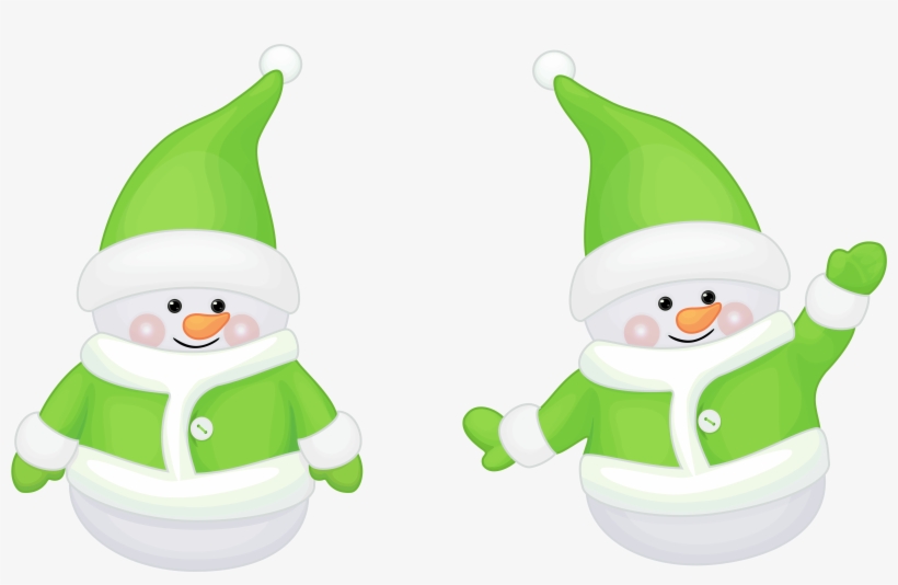 Cute Santa Claus Png - Green Santa Claus Clipart, transparent png download