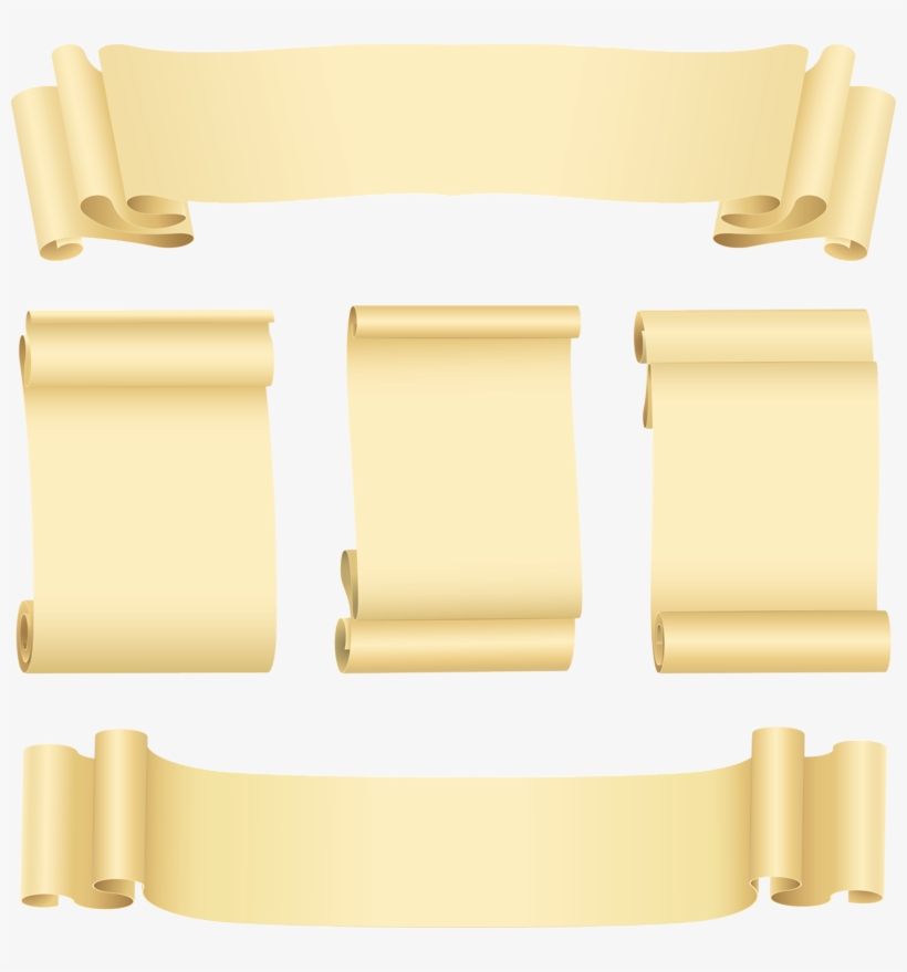 Clipart Royalty Free Stock Clip Binder Brass - Scrolls, transparent png download