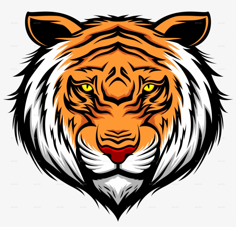 Download Tiger Tattoos Free Png Transparent Image And - Tiger Head Vector Png, transparent png download