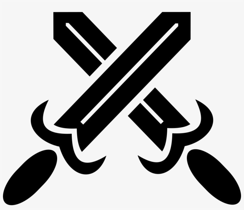Cross Swords - - Cruce De Espadas Png, transparent png download