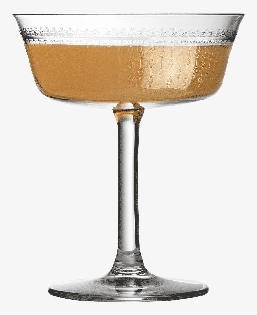 Retro Fizzio 1920 Coupe Glass - Glass, transparent png download